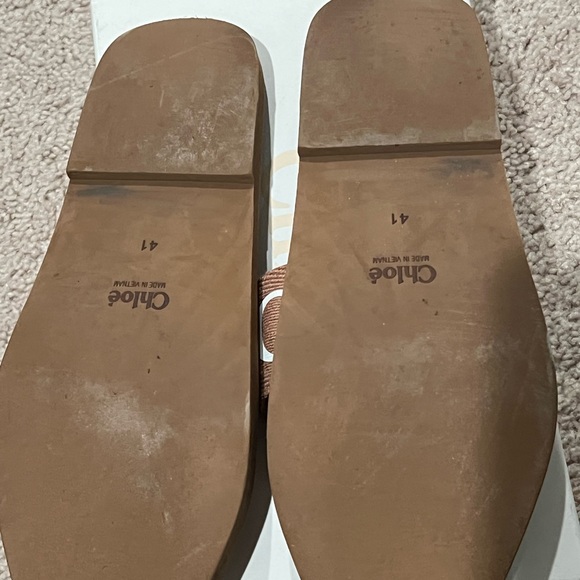 Chloe Brown Leather Sandals - Picture 5 of 9